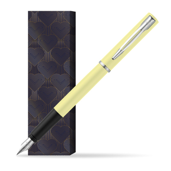 Waterman Allure Yellow CT Penna Stilografica in cover Glamour Love