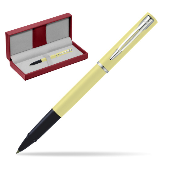 Waterman Allure YELLOW CT Roller in the red leather box