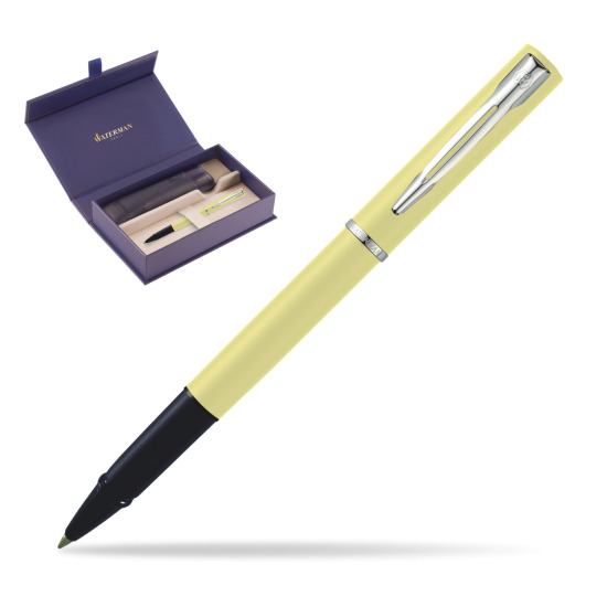 Waterman Allure YELLOW CT Penna Penna Rollerball in original Waterman box, slide-out case