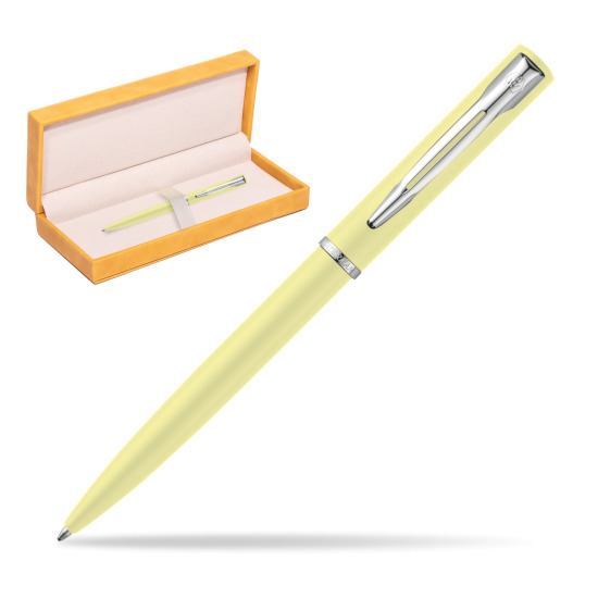Waterman Allure Yellow Pastel Ballpoint Pen in suede box yellow