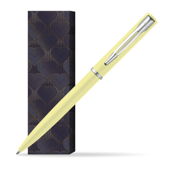 Waterman Allure Yellow Pastel Ballpoint Pen in cover Glamour Love