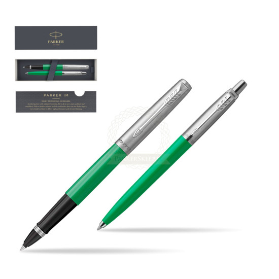 Parker Jotter Originals Green CT Pen Penna Roller + Penna Pen in a Gift Box 
