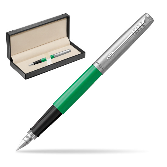 Parker Jotter Originals Green Fountain Pen in classic box black