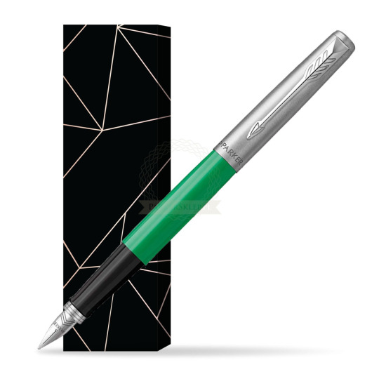 Parker Jotter Originals Green Fountain Pen in cover Lucky