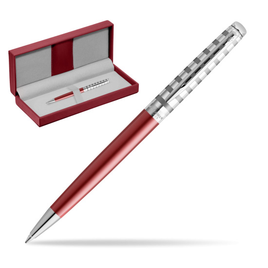 Waterman Hemisphere Deluxe Marine Red Stylo à bille - French Riviera collection in the red leather box
