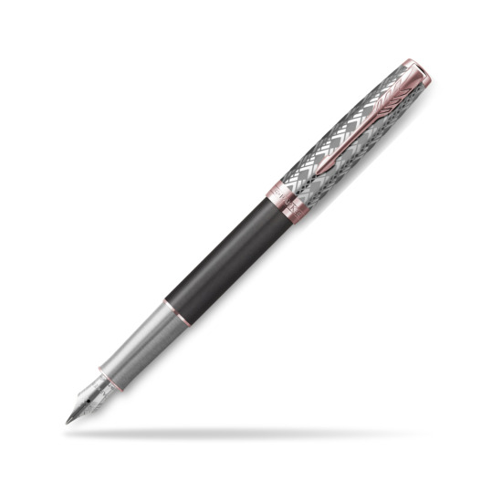 Sonnet Premium Metal & Gray PGT Fountain Pen