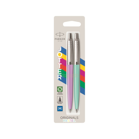 Parker Jotter Originals Pastel Purple & Mint Pen Set - Special Edition