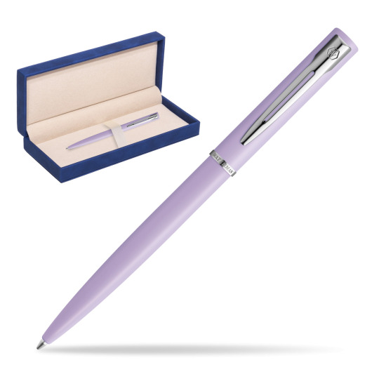 Waterman Allure PURPLE CT Penna a Sfera in suede box navy blue