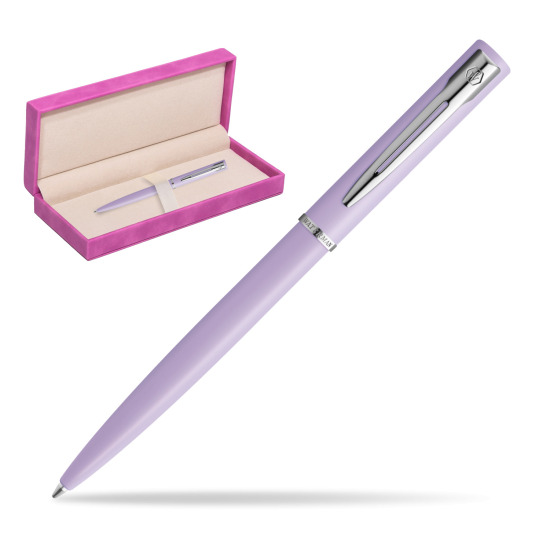Waterman Allure PURPLE CT Penna a Sfera in suede box fuchsia