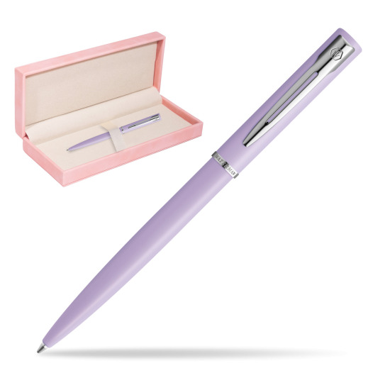 Waterman Allure PURPLE CT Penna a Sfera in suede box pink