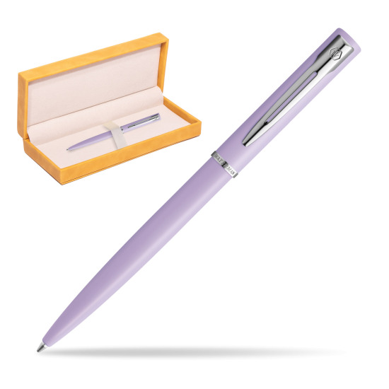 Waterman Allure PURPLE CT Penna a Sfera in suede box yellow