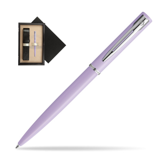 Waterman Allure PURPLE CT Penna a Sfera in single wooden box Wenge Single Ecru