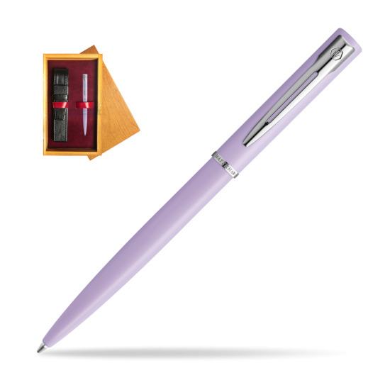Waterman Allure PURPLE CT Penna a Sfera in single wooden box Honey Single Maroon