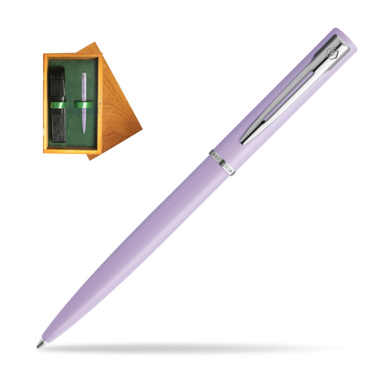 Waterman Allure PURPLE CT Penna a Sfera in single wooden box Honey Single Green
