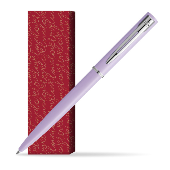 Waterman Allure PURPLE CT Penna a Sfera in cover True Love