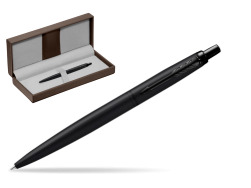 Parker Jotter XL Monochrome Black Pen - Special Edition in the brown leather box