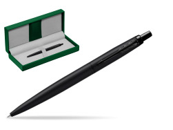 Parker Jotter XL Monochrome Black Pen - Special Edition in the green leather box