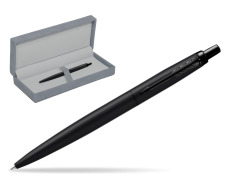 Parker Jotter XL Monochrome Black Pen - Special Edition in suede box grey