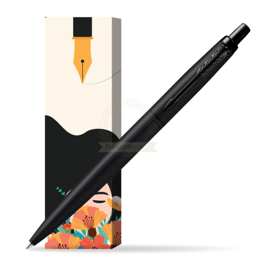 Parker Jotter XL Monochrome Black Pen - Special Edition in cover Poppy