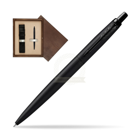 Parker Jotter XL Monochrome Black Pen - Special Edition in single wooden box Wenge Single Ecru