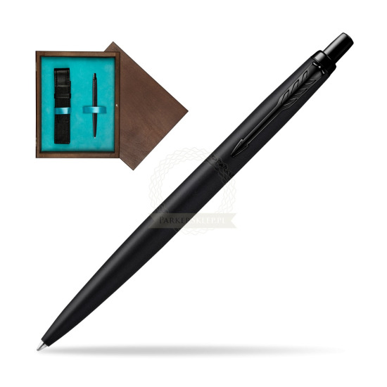 Parker Jotter XL Monochrome Black Pen - Special Edition in single wooden box Wenge Single Turquoise 