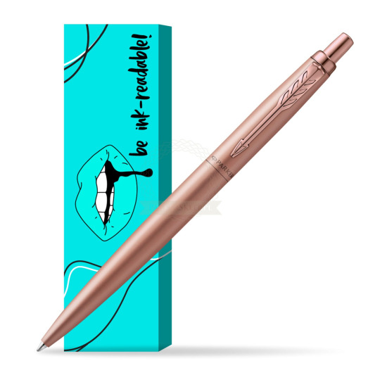 Parker Jotter XL Monochrome Pink Gold Pen - Special Edition in cover Ink-readable