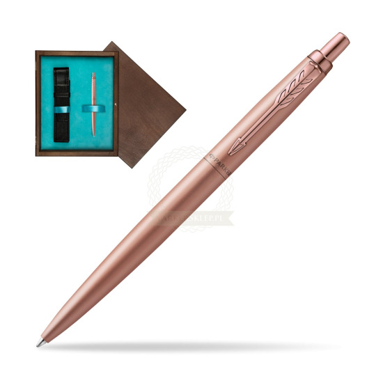 Parker Jotter XL Monochrome Pink Gold Pen - Special Edition in single wooden box Wenge Single Turquoise 