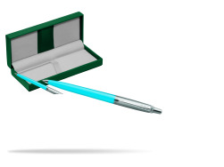Parker Jotter Originals Błękitny Ballpen in the green leather box