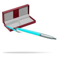 Parker Jotter Originals Błękitny Ballpen in the red leather box