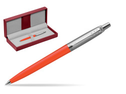 Parker Jotter Originals Cinnabar Ballpoint Pen in the red leather box
