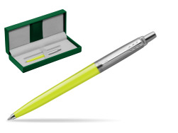 Parker Jotter Originals Limone Ballpen in the green leather box