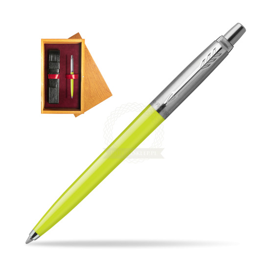 Parker Jotter Originals Limone Ballpen in single wooden box Honey Single Maroon