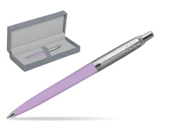 Parker Jotter Originals Pastel Lilac Penna a sfera in suede box grey