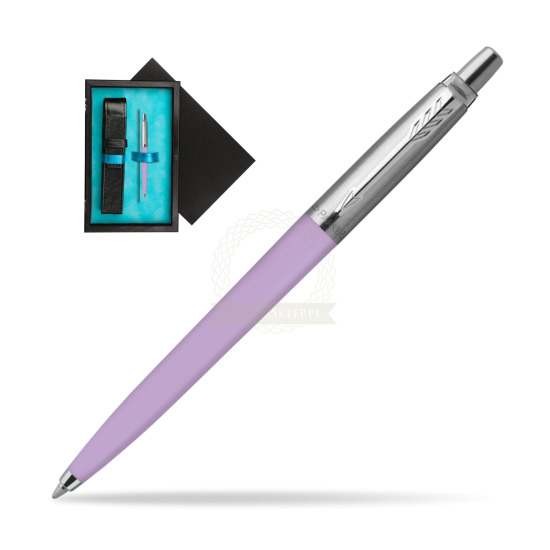 Parker Jotter Originals Pastel Lilac Penna a sfera in single wooden box Black Single Turquoise