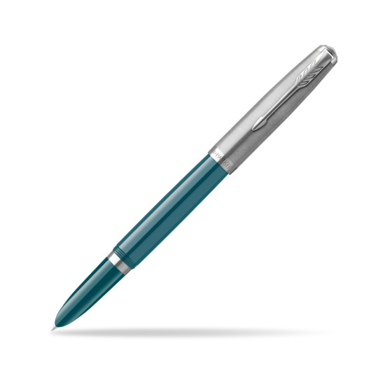 Parker 51 Teal Blue CT Fountain Pen