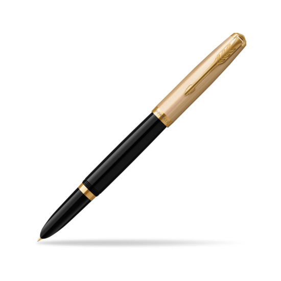Parker 51 Deluxe Black GT Fountain Pen