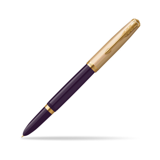 Parker 51 Deluxe Plum GT Fountain Pen