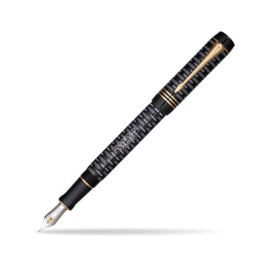 Parker Duofold 100th BLACK GT Penna Stilografica
