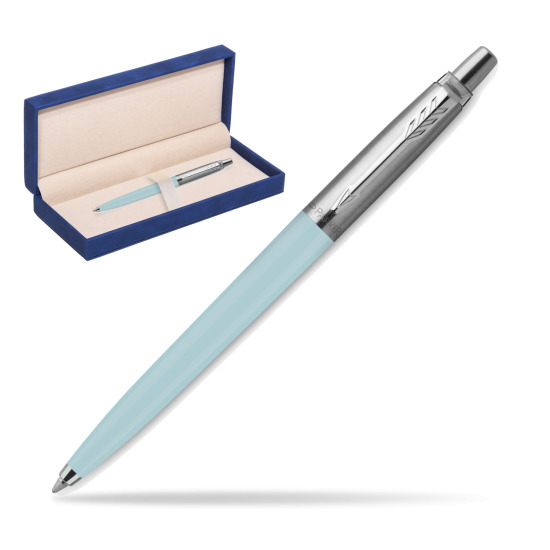 Penna Bambina blu pastello Parker Jotter Originals - Edizione speciale in suede box navy blue