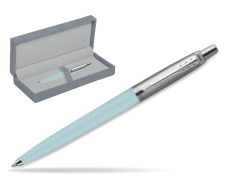 Penna Bambina blu pastello Parker Jotter Originals - Edizione speciale in suede box grey