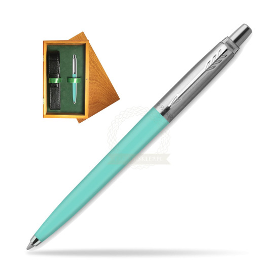 Jotter Originals Menta Pastello Special Edition in single wooden box Honey Single Green