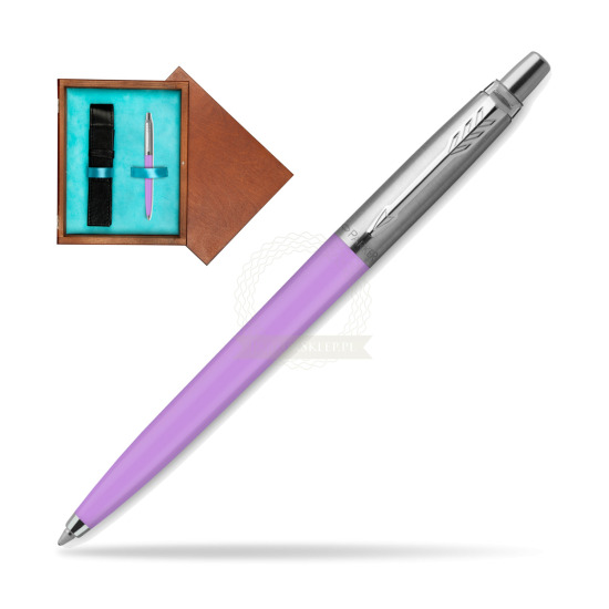 Jotter Originals Pastello Lilla - Edizione Speciale in single wooden box Mahogany Single Turquoise 