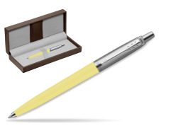 Jotter Originals Pastel Yellow - Special Edition in the brown leather box