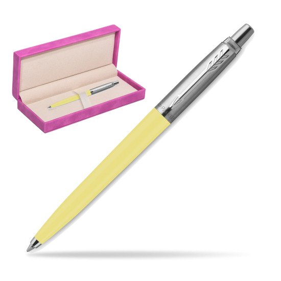 Jotter Originals Giallo Pastello - Edizione Speciale in suede box fuchsia