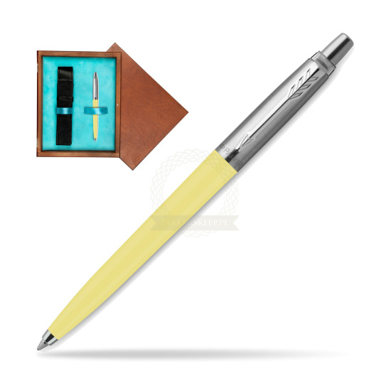 Jotter Originals Giallo Pastello - Edizione Speciale in single wooden box Mahogany Single Turquoise 