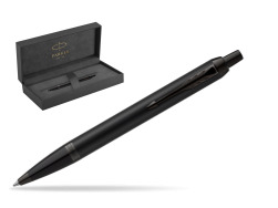IM Achromatic Black ballpoint pen in original Parker Prestige box