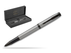 IM Achromatic Gray Rollerball Pen in original Parker Prestige box