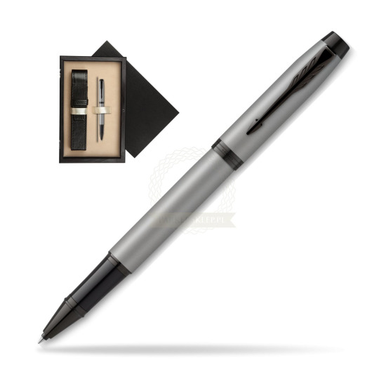 IM Achromatic Gray Rollerball Pen in single wooden box Wenge Single Ecru