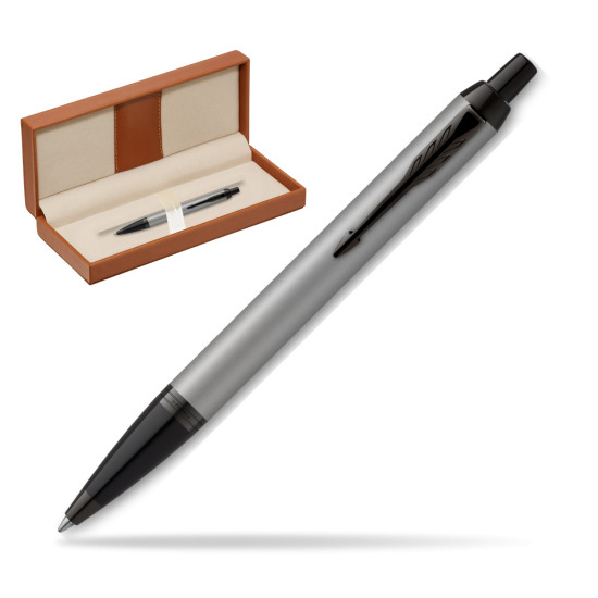 IM Achromatic Gray ballpoint pen  in classic box brown