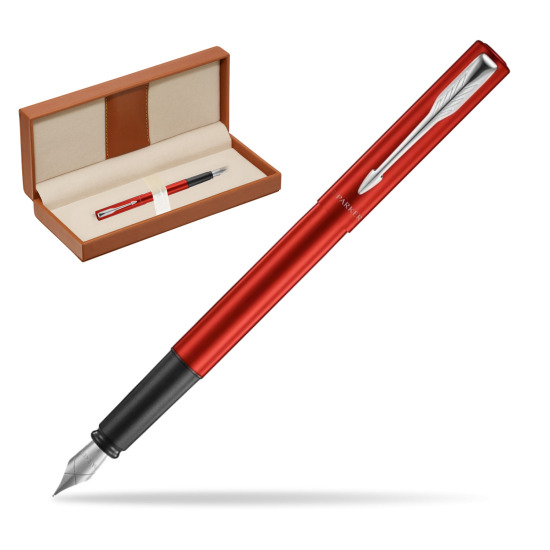Parker Vector XL Red CT Penna Stilografica  in classic box brown